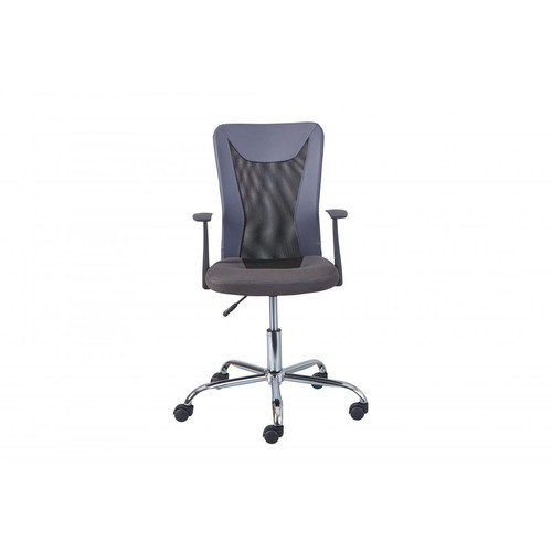 3S. x Home - Chaise de Bureau Ergonomique Gris HYKO - Meuble De Bureau Design